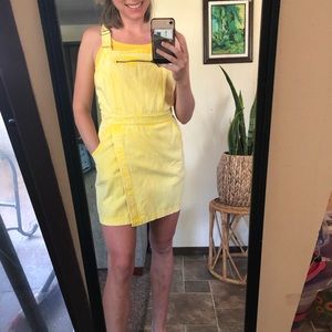 Yellow overall dress / jumper